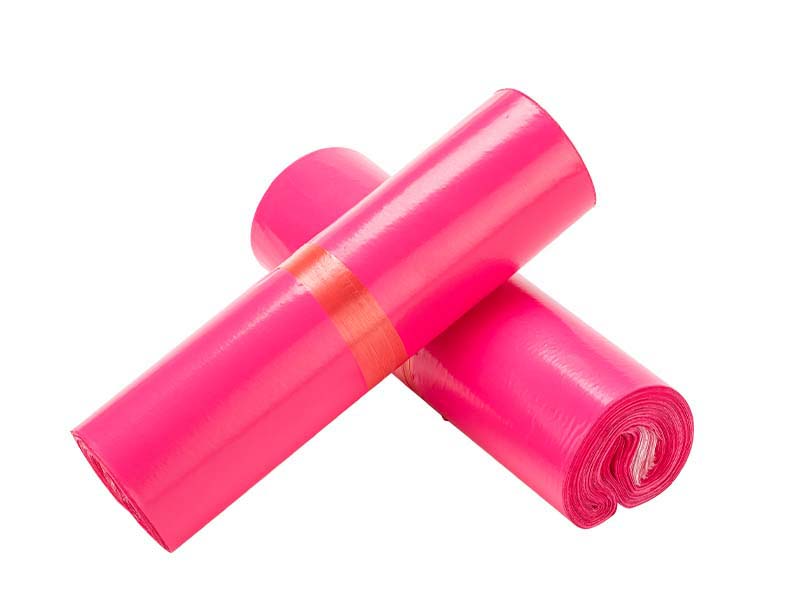 马村玫红色快递袋-02